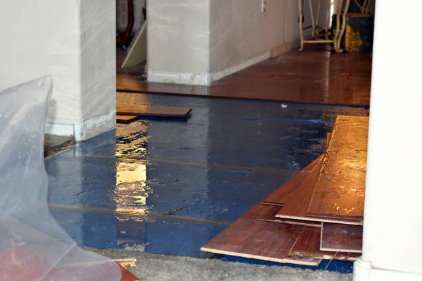 Professional Sewage Cleanup technician working in Oriska, ND